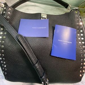 Rebecca Minkoff Leather Studded Crossbody